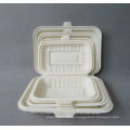 Degradable disposable plastic corn starch Bento clam shell lunch box